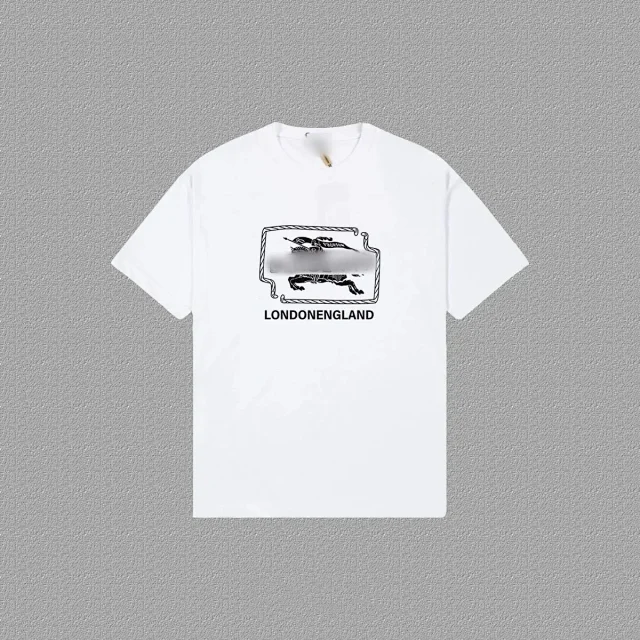 Burberry T-Shirts Equestrian Knight graphic print product detail image 1