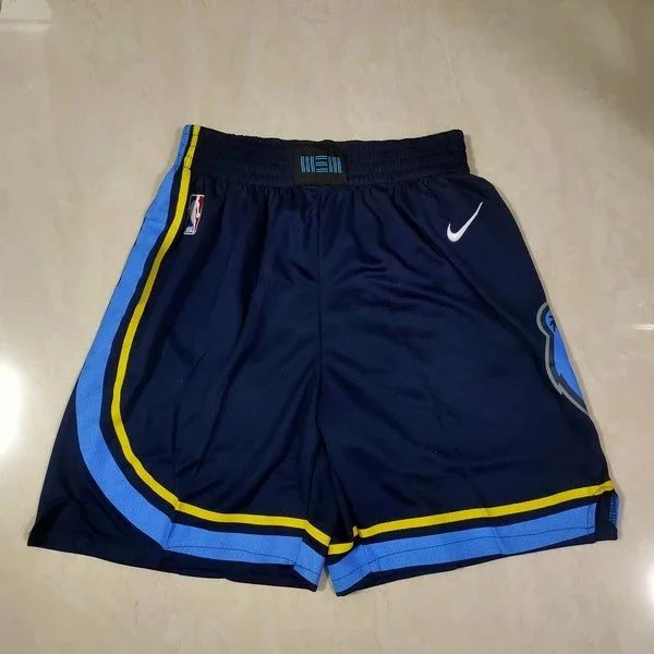 NBA Minnesota Timberwolves City Edition Shorts Blue Shorts - 8
