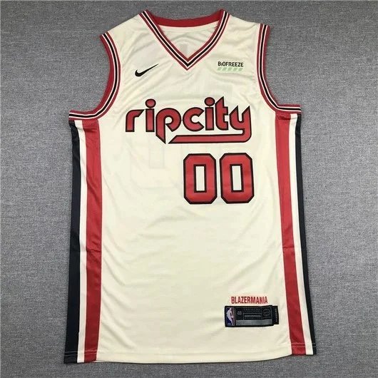Nike NBA Portland Trail Blazers City Edition Jersey Gray - 9