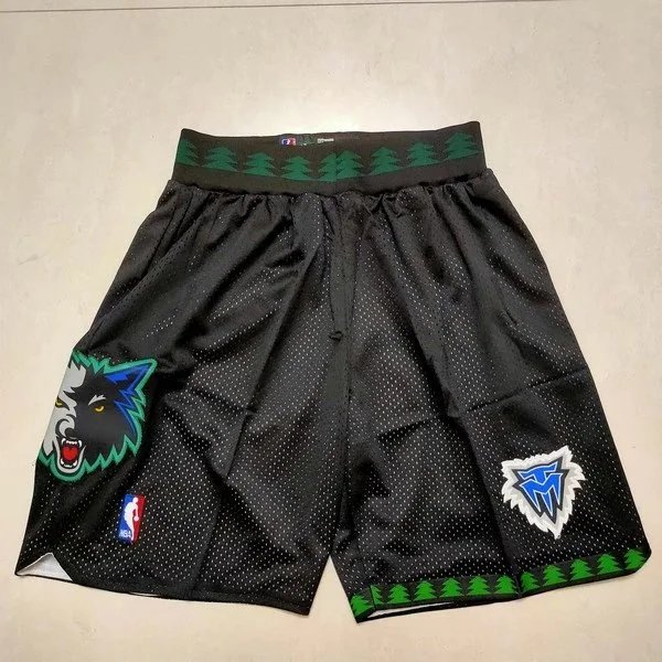 NBA Minnesota Timberwolves City Edition Shorts Blue Shorts - 2