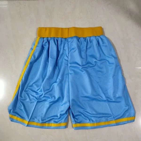 NBA Minnesota Timberwolves City Edition Shorts Blue Shorts - 15