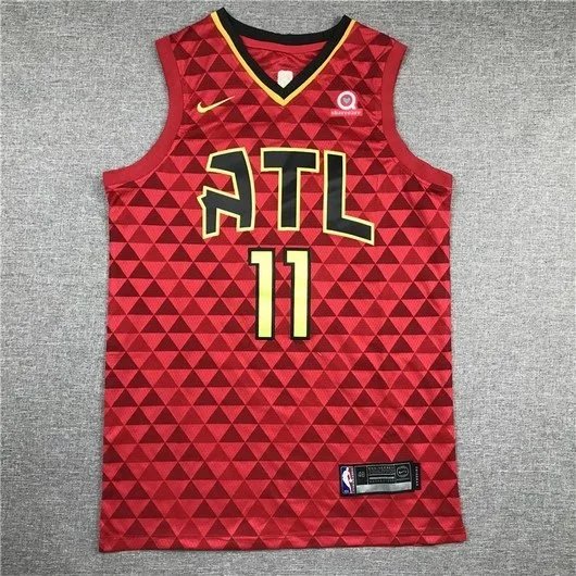 Mitchell & Ness Atlanta Hawks 1986-87 Hardwood Classics Swingman Jersey Red - 4