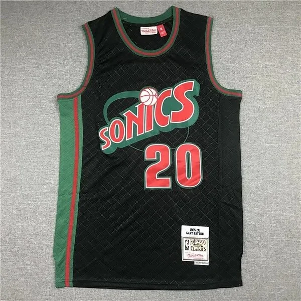 Mitchell & Ness Seattle SuperSonics NBA Hardwood Classics Basketball Jersey product detail image 11