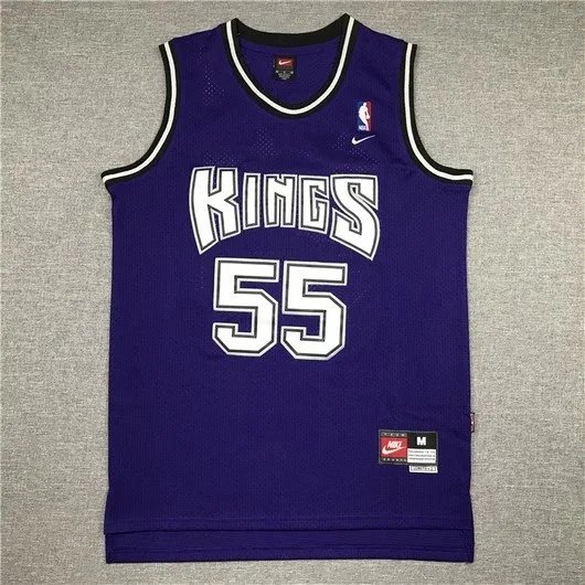 Nike NBA Sacramento Kings #55 Swingman Jersey Purple
