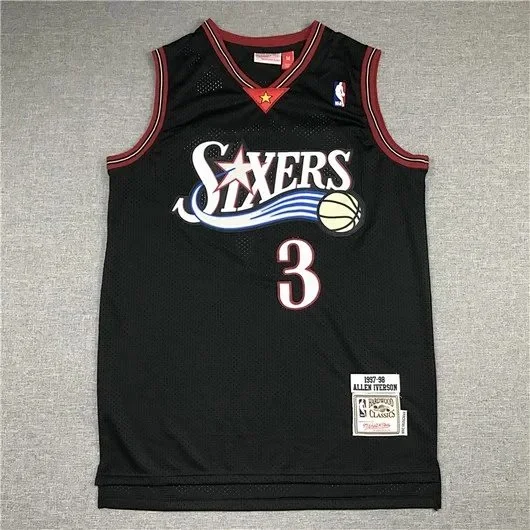 Mitchell & Ness Philadelphia 76ers basketball jersey product detail image 4