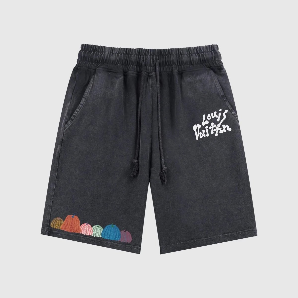 Versace Greek Key Print Black Swim Shorts - 4