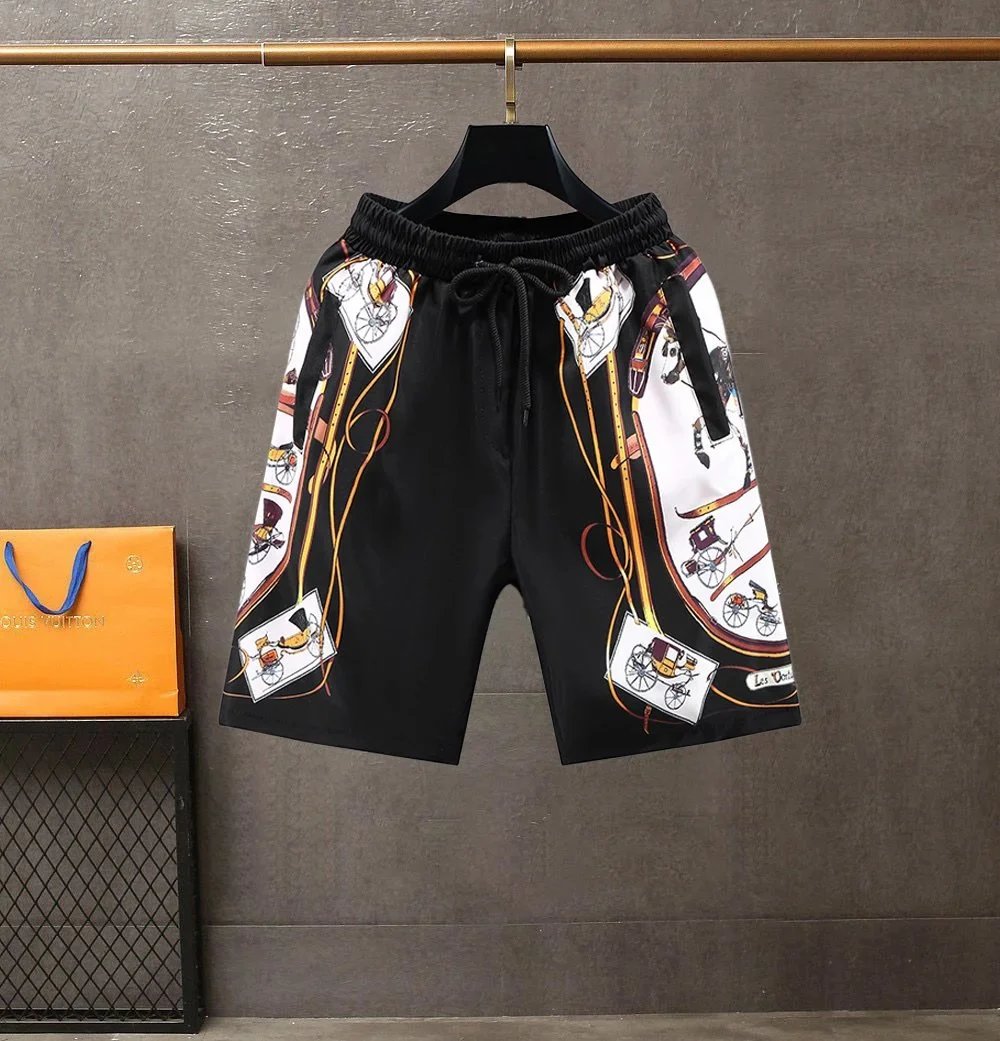 Versace Greek Key Print Black Swim Shorts - 13