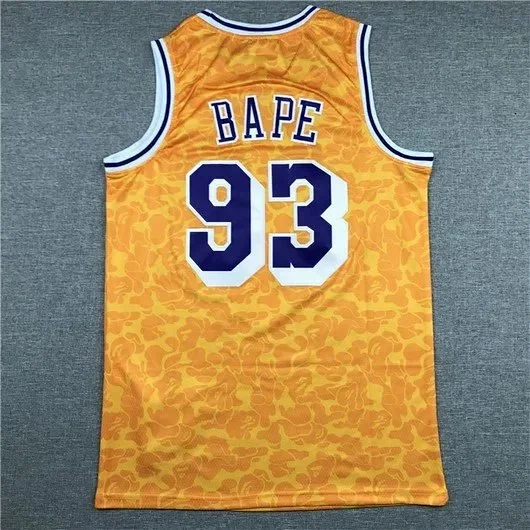 BAPE Football Jerseys Sleeveless basketball-style jersey with team logo prints product detail image 4