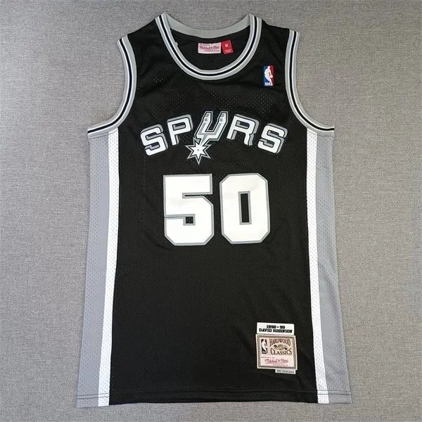 Mitchell & Ness San Antonio Spurs Tim Duncan 1998-99 Hardwood Classics Jersey Green Pink - 16