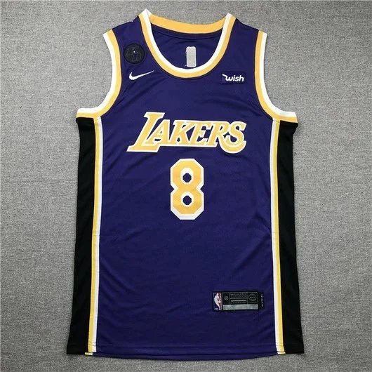 NBA Los Angeles Lakers Kobe Bryant #24 Black City Edition Jersey - 10