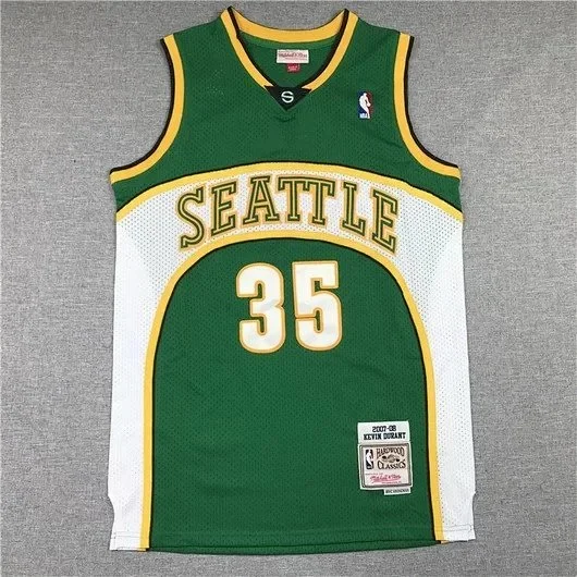Mitchell & Ness Seattle SuperSonics NBA Hardwood Classics Basketball Jersey product detail image 12