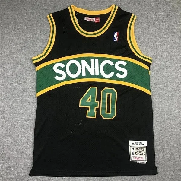 Mitchell & Ness Seattle SuperSonics NBA Hardwood Classics Basketball Jersey product detail image 13