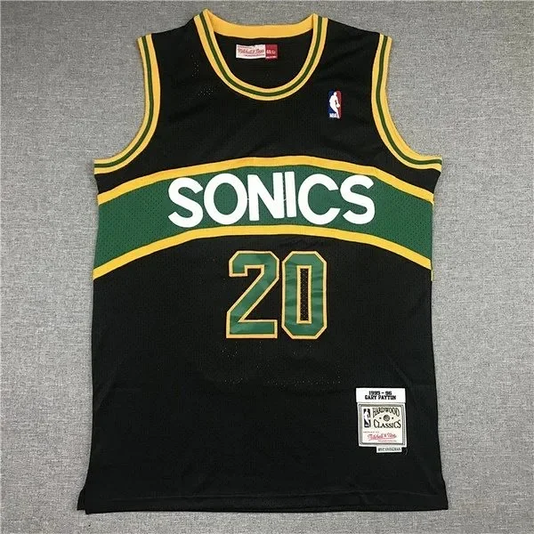 Mitchell & Ness Seattle SuperSonics NBA Hardwood Classics Basketball Jersey product detail image 15