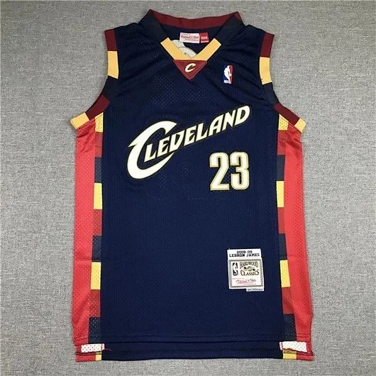 adidas Football Jerseys Cleveland Cavaliers LeBron James #23 basketball jersey product detail image 2