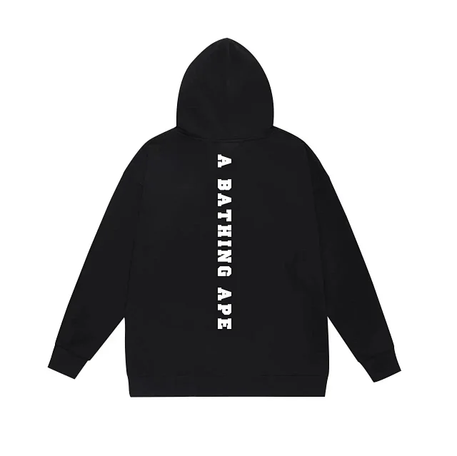 A Bathing Ape Hoodies & Sweatshirts Hooded sweatshirt with vertical back print product detail image 1