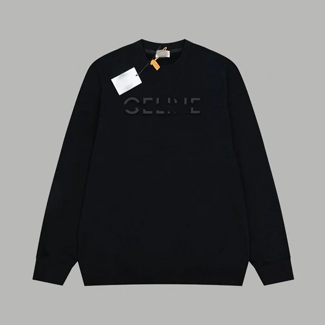 Celine Hoodies & Sweatshirts Embossed Logo Pullover Hoodie product detail image 3