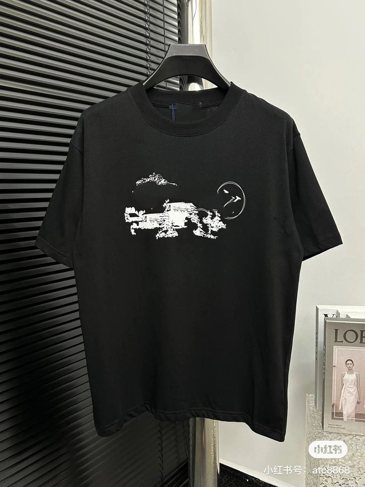 Design Abstract Scribble Print White T-Shirt - 17