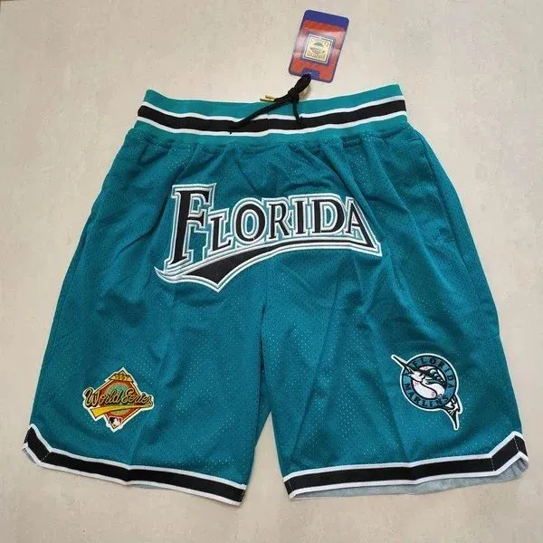 Mitchell & Ness Atlanta Hawks Throwback Shorts Blue / White / Red - 2