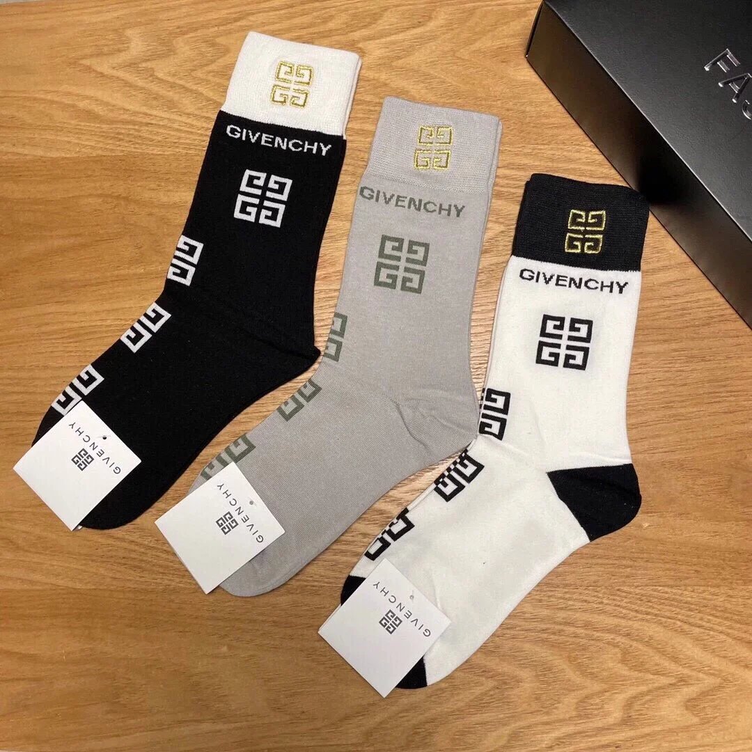 Givenchy 4G Logo Print Socks Multicolor - 3