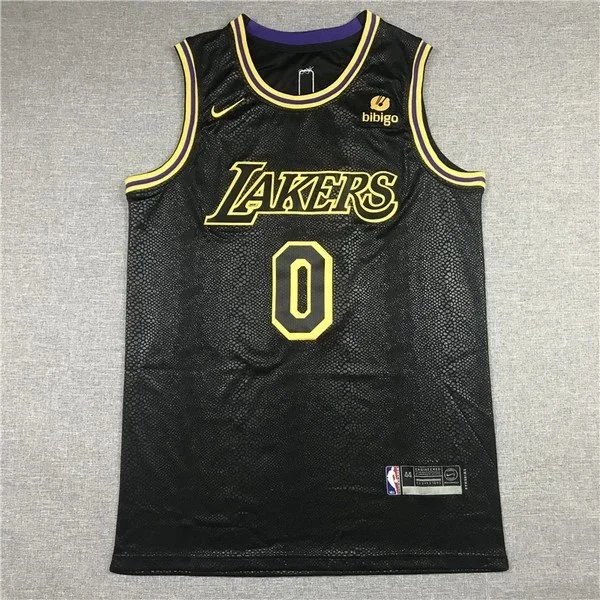 Mitchell & Ness Los Angeles Lakers 2018-19 Hardwood Classics Black Mesh Jersey - 11