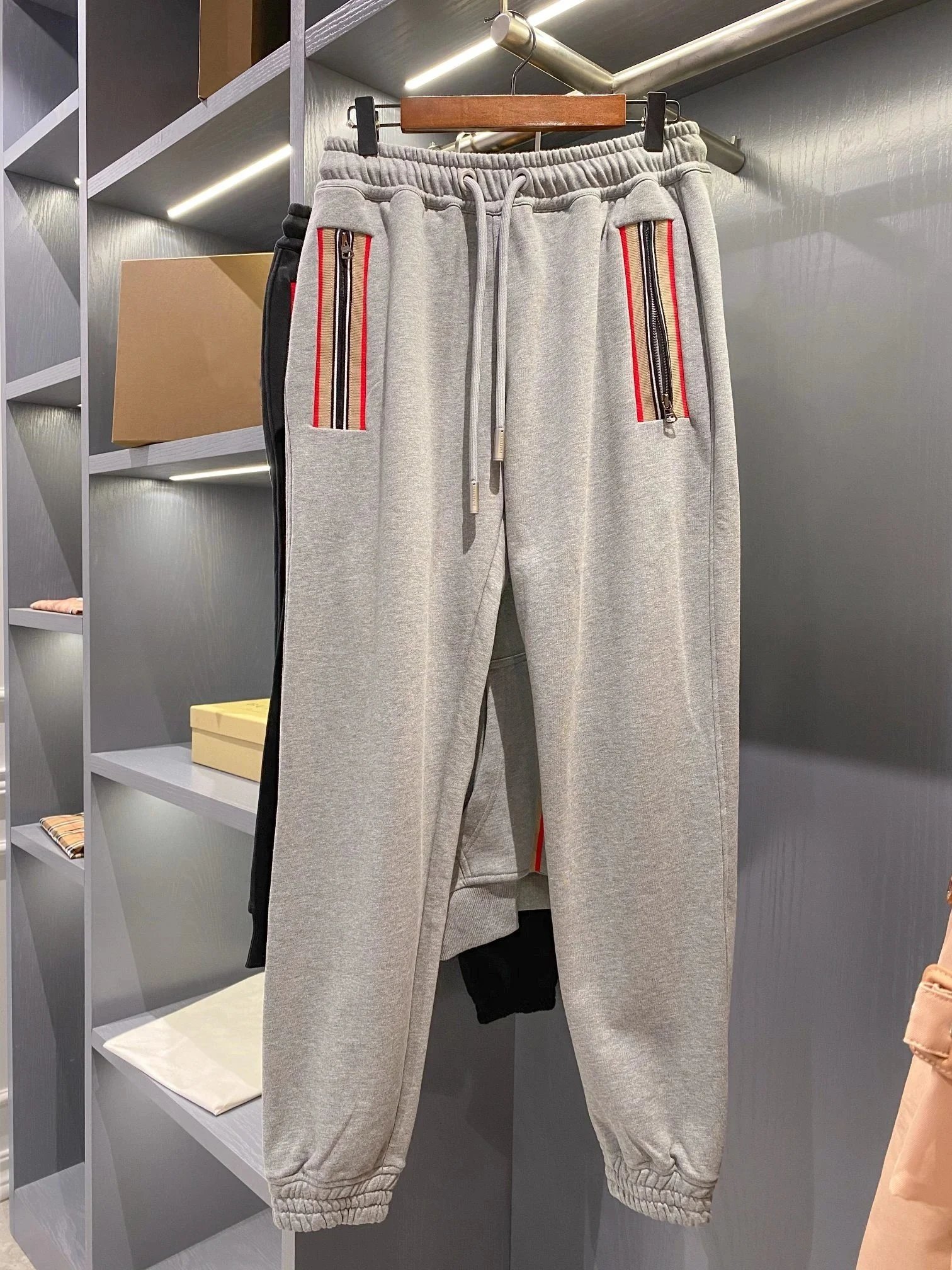 Gucci Stripe-Trimmed Sweatpants Navy - 2