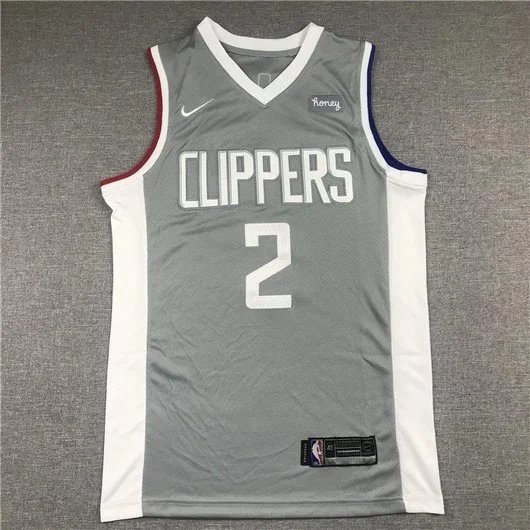 NBA Mitchell & Ness Leonard #2 City Edition Jersey Light Blue - 3