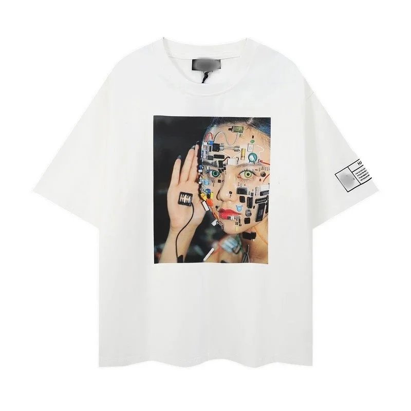 Design MoreHateMoreLove Rainbow Gradient Logo Black T-Shirt T-Shirts - 6