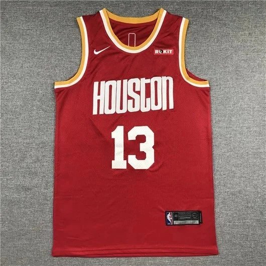 Nike Houston Rockets Association Edition Jersey Red / Black - 5