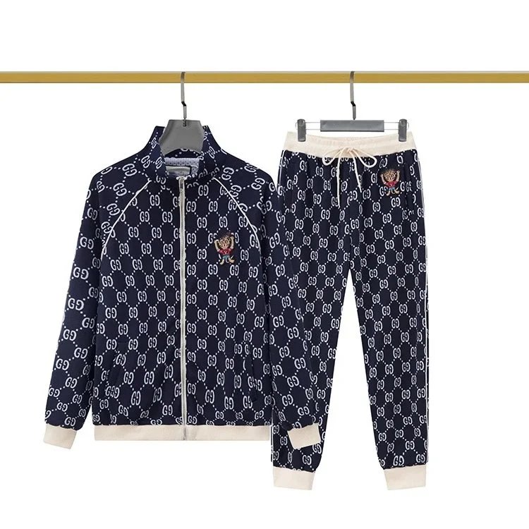 Gucci Track Jacket and Sweatpants Set Black with Red-Green Stripes Tracksuit - 8