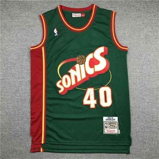 Mitchell & Ness Seattle SuperSonics NBA Hardwood Classics Basketball Jersey product detail image 2