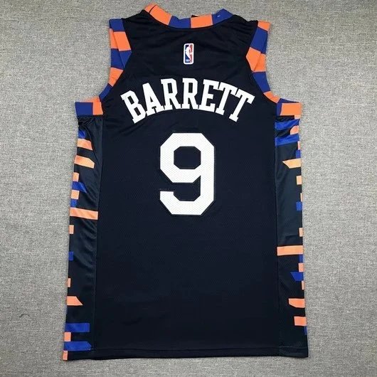 NBA Mitchell & Ness Barrett #9 City Edition Jersey Black - 3
