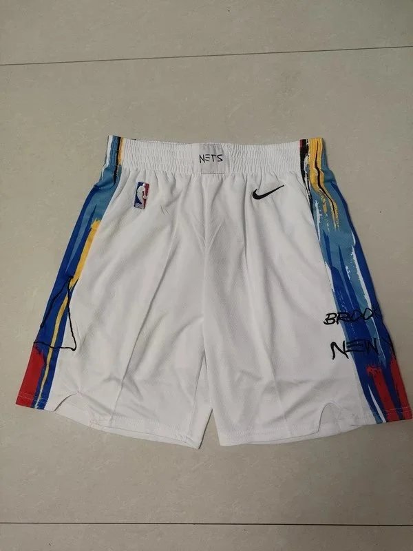 Nike Mesh Basketball Shorts Navy with Red and Yellow Stripes - 9