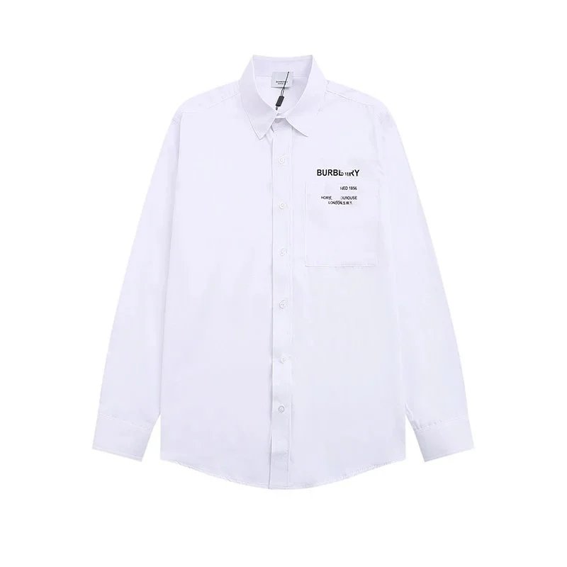 Design Script Logo Black Button-Up Shirt - 3