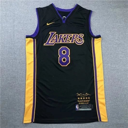 Los Angeles Lakers Kobe Bryant 24 and LeBron James 23 basketball jerseys — 18