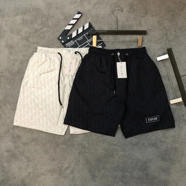 Dior Shorts Oblique and logo-print drawstring product detail image 9