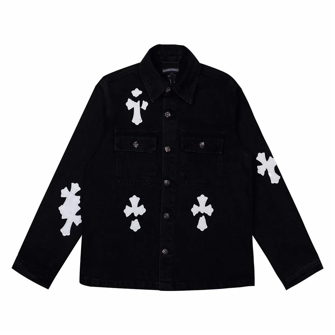 Loewe Denim Jacket with Embroidered Cloud Motif Light Blue Denim-Jacket - 3