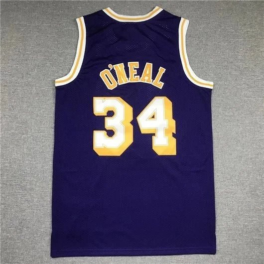 Mitchell & Ness Los Angeles Lakers 2018-19 Hardwood Classics Black Mesh Jersey - 2