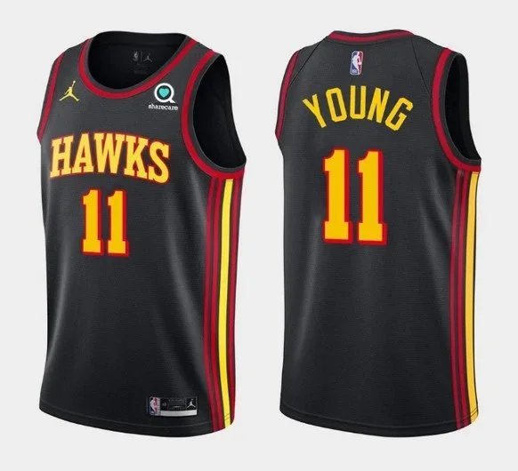 Mitchell & Ness Atlanta Hawks 1986-87 Hardwood Classics Swingman Jersey Red - 9