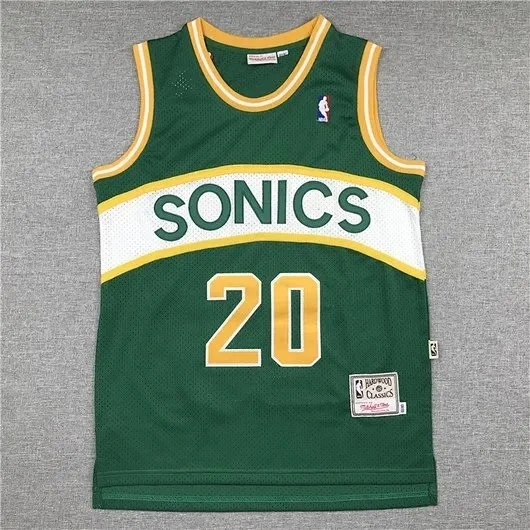 Mitchell & Ness Seattle SuperSonics NBA Hardwood Classics Basketball Jersey product detail image 5