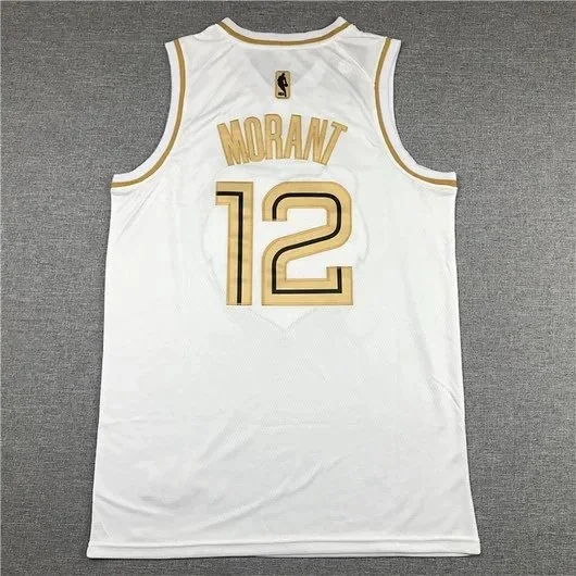 Mitchell & Ness Vancouver Grizzlies Morant #12 Basketball Jersey product detail image 1