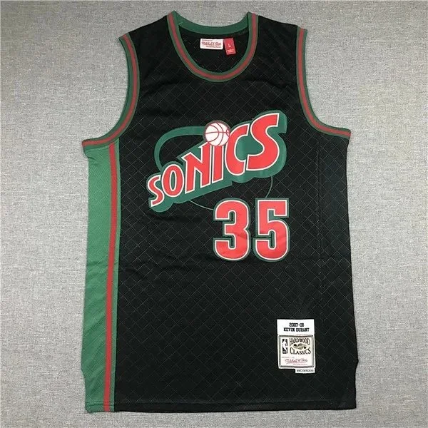 Mitchell & Ness Seattle SuperSonics NBA Hardwood Classics Basketball Jersey product detail image 10