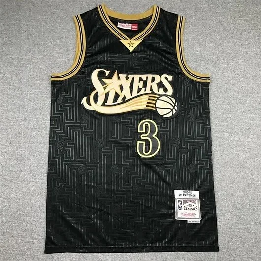 Mitchell & Ness Philadelphia 76ers basketball jersey product detail image 3