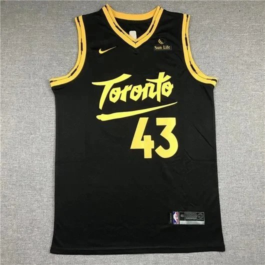 Nike Toronto Raptors City Edition Jersey Black / Yellow