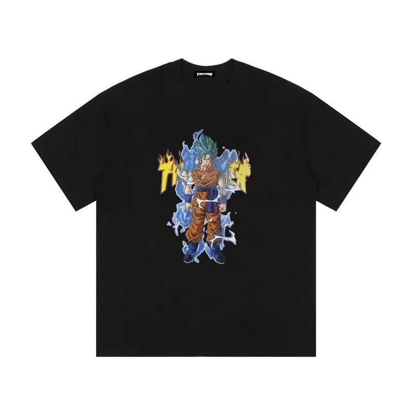 Thrasher Magazine Flame Logo White T-Shirt - 8