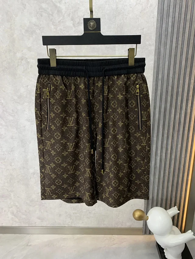 Louis Vuitton Shorts Monogram Print Drawstring product detail image 9