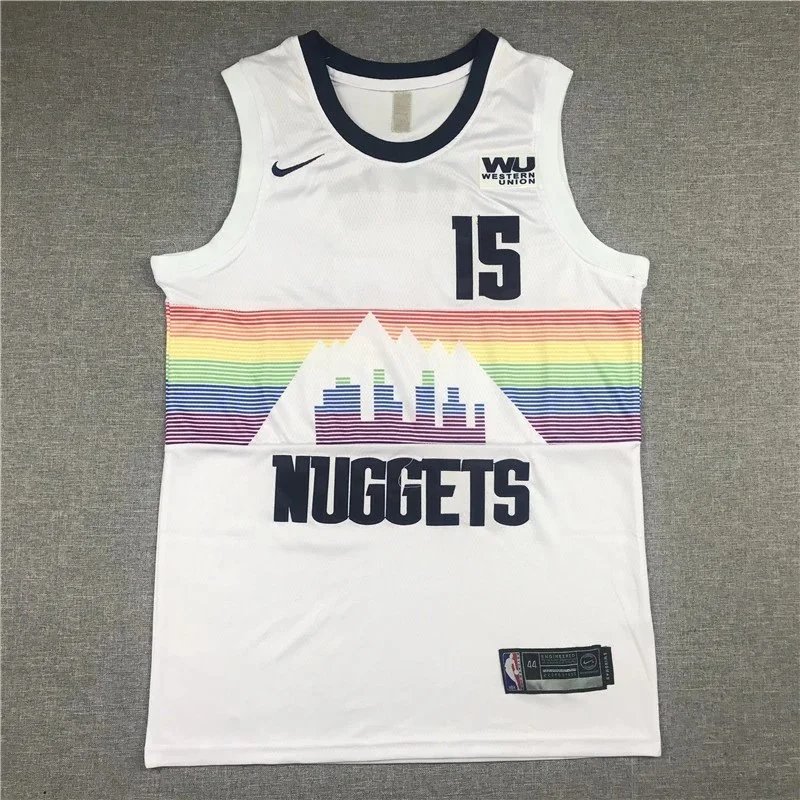 Mitchell & Ness Denver Nuggets 2003-04 Hardwood Classics Authentic Jersey Blue - 9