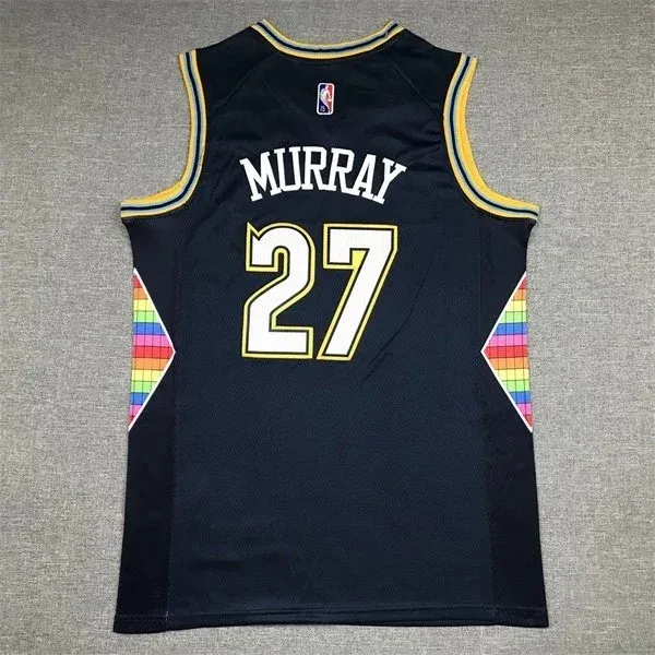 NBA Denver Nuggets Michael Porter Jr. #1 City Edition Jersey Blue - 7