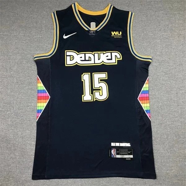 Nike Denver Nuggets City Edition Jersey Navy Multicolor