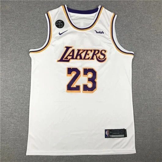 Los Angeles Lakers Kobe Bryant 24 and LeBron James 23 basketball jerseys — 29
