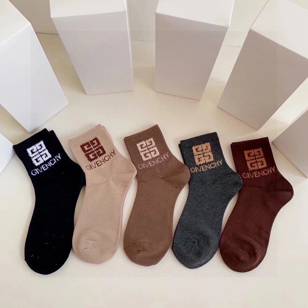 Givenchy 4G Logo Print Socks Multicolor - 6